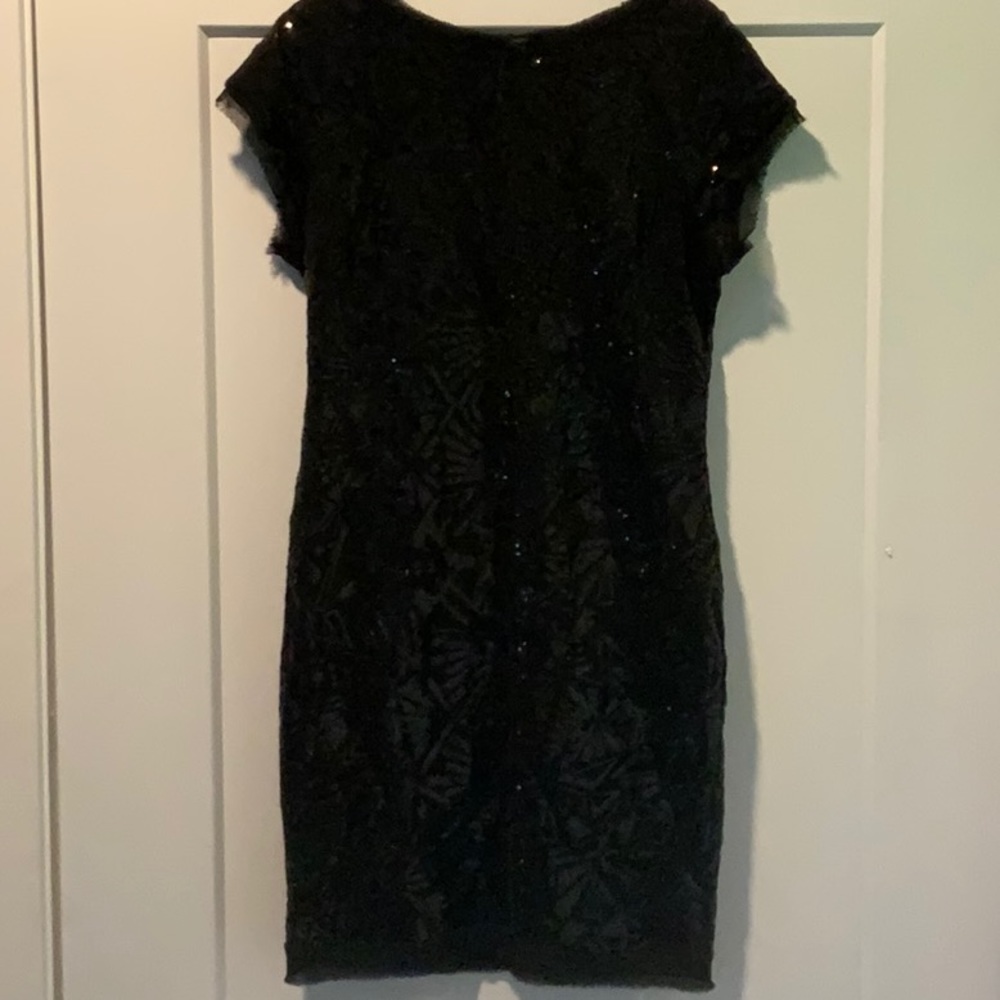 Sequins black dress
